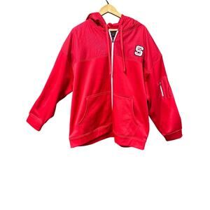 Champion NC State full zip hoodie 2XL NCAA Wolf pack college basketball